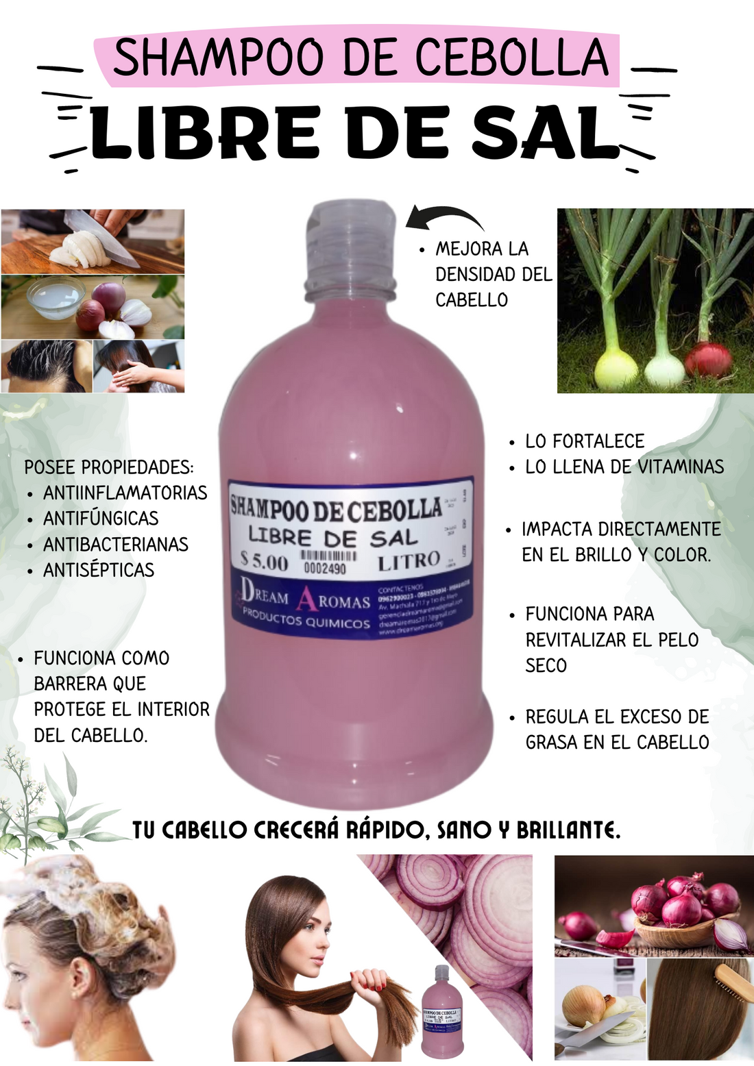 SHAMPOO DE CEBOLLA