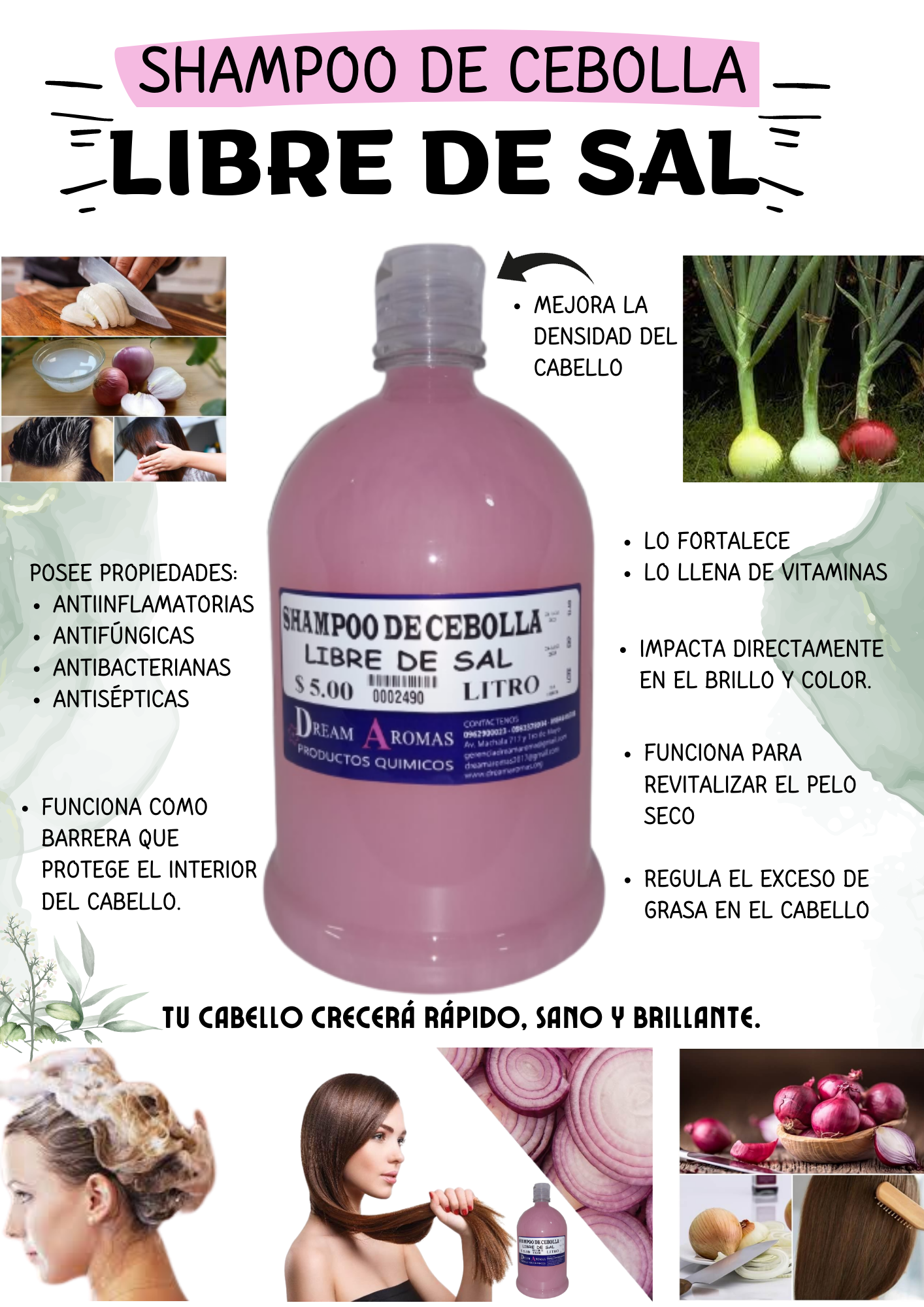 SHAMPOO DE CEBOLLA